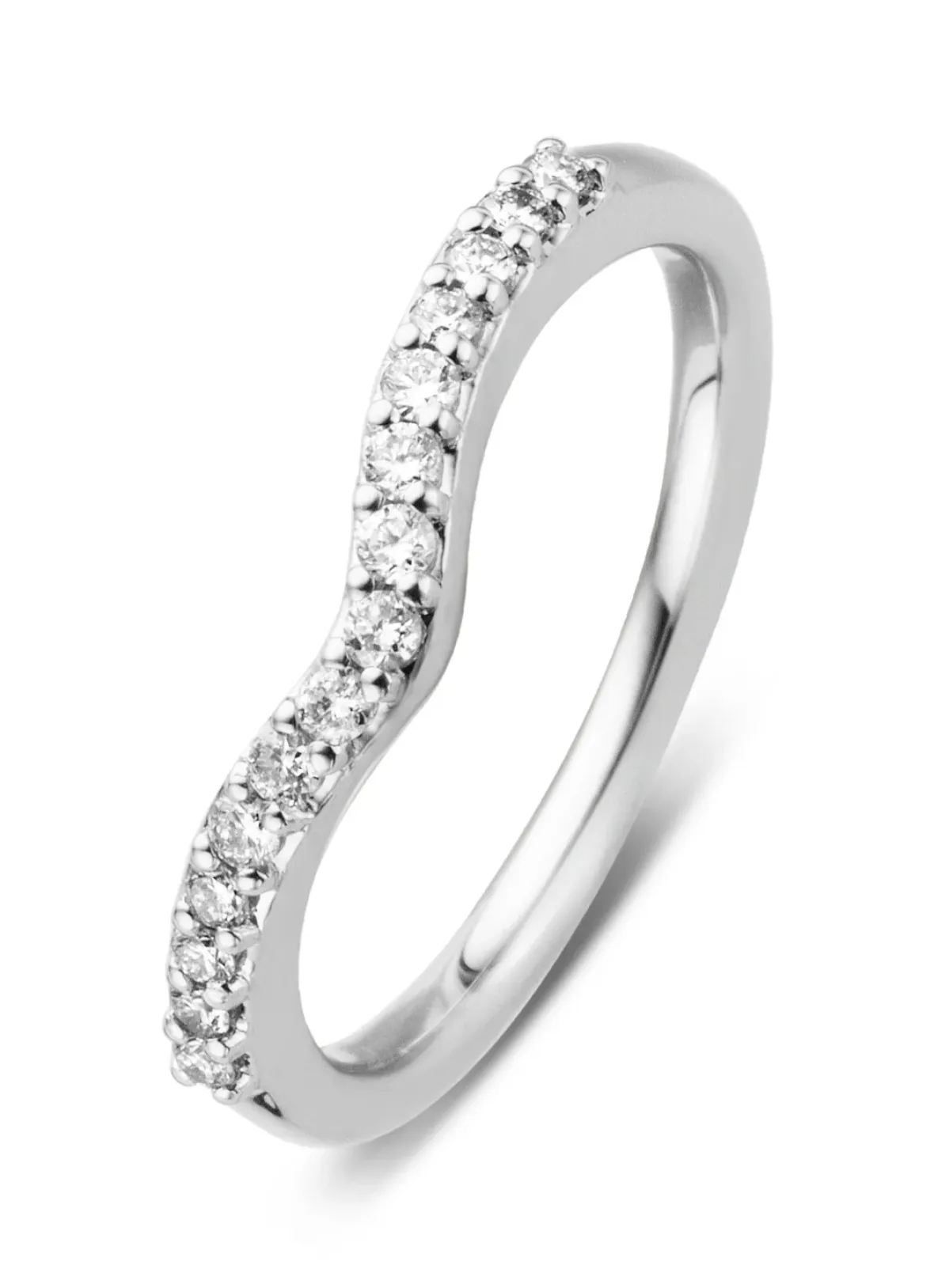 Diamond Point Witgouden Ringen|Diamanten Ringen<Witgouden ring, 0.20 ct diamant, Wedding