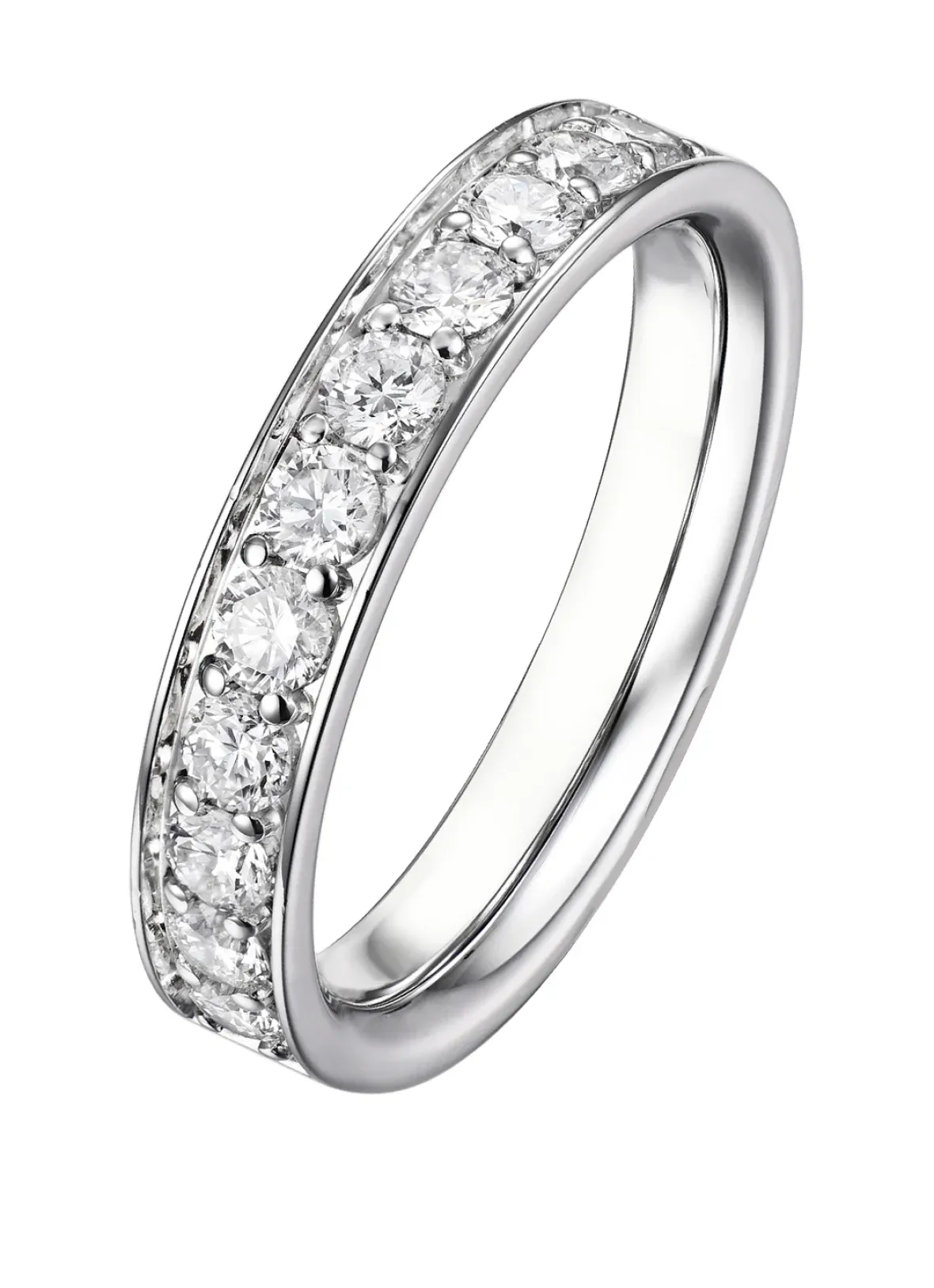 Diamond Point Witgouden Ringen|Aanschuifringen<Witgouden ring, 1.01 ct diamant, Wedding