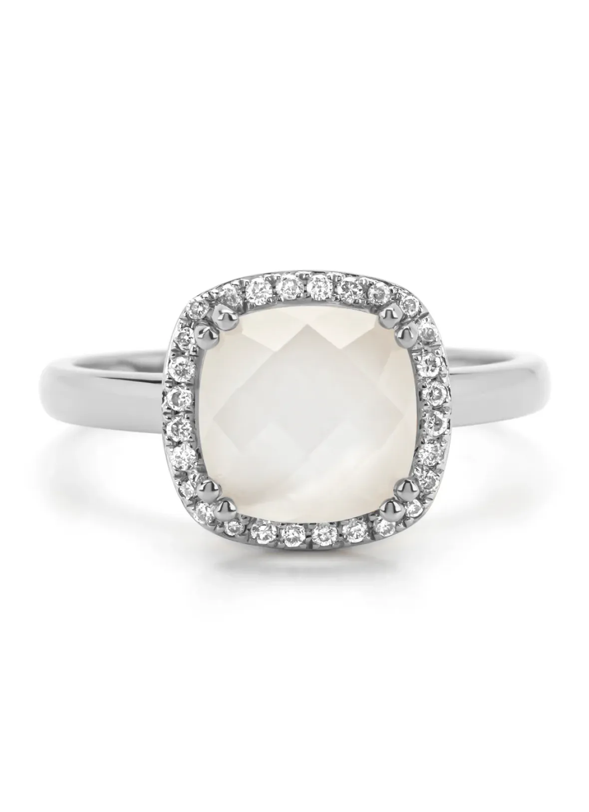 Diamond Point Witgouden Ringen|Ringen Met Kleurstenen<Witgouden ring, 2.03 ct kwarts, Fiësta