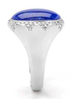 Diamond Point Witgouden Ringen|Ringen Met Kleurstenen<Witgouden ring, 4.41 ct lapis, Gallery