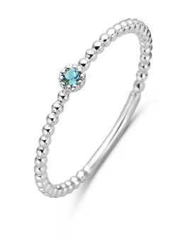 Diamond Point Witgouden Ringen|Ringen Met Kleurstenen<Witgouden ring, 0.04 ct london topaas, Joy