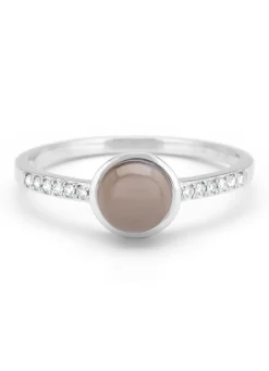 Diamond Point Witgouden Ringen|Ringen Met Kleurstenen<Witgouden ring, 0.96 ct maansteen, Little Drops