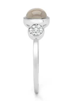 Diamond Point Witgouden Ringen|Ringen Met Kleurstenen<Witgouden ring, 1.24 ct maansteen, Little Drops