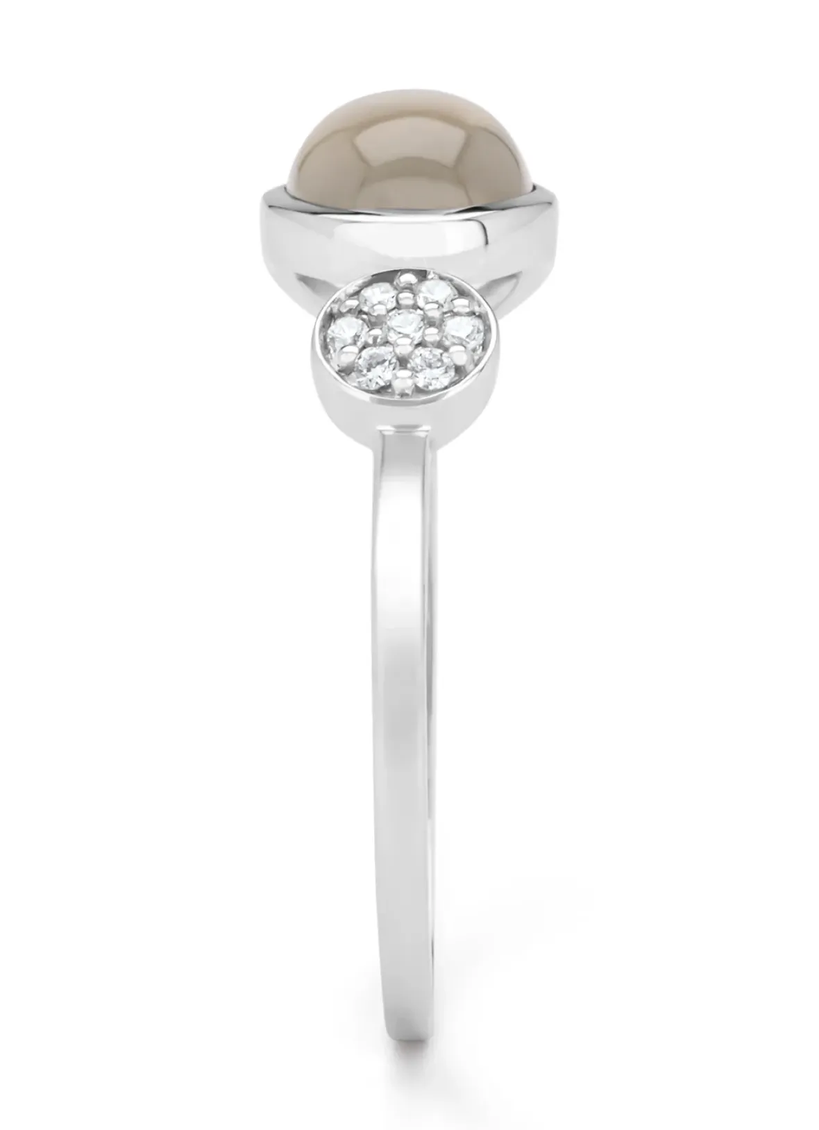 Diamond Point Witgouden Ringen|Ringen Met Kleurstenen<Witgouden ring, 1.24 ct maansteen, Little Drops