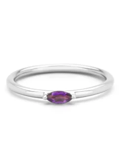 Diamond Point Witgouden Ringen|Ringen Met Kleurstenen<Witgouden ring, 0.11 ct paarse amethist, Joy