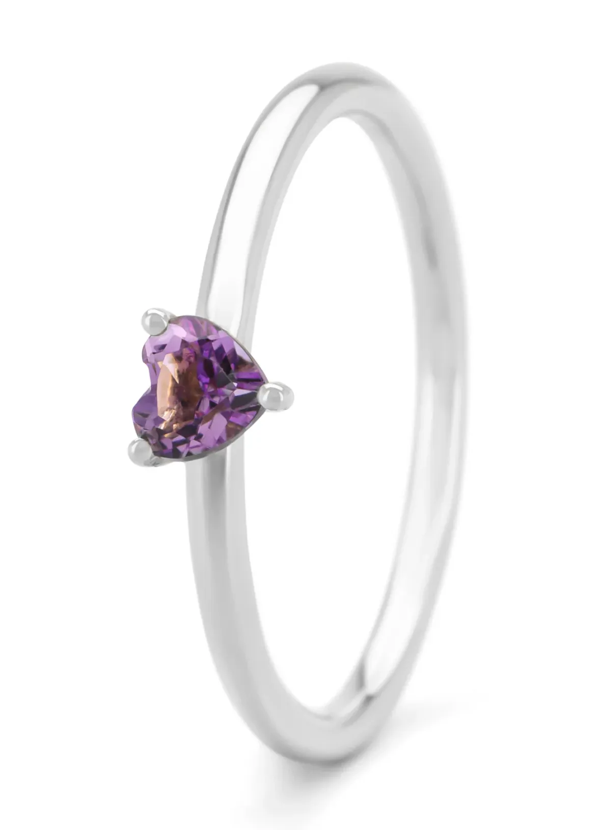 Diamond Point Witgouden Ringen|Ringen Met Kleurstenen<Witgouden ring, 0.21 ct paarse amethist, Joy