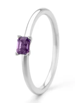 Diamond Point Witgouden Ringen|Ringen Met Kleurstenen<Witgouden ring, 0.21 ct paarse amethist, Joy