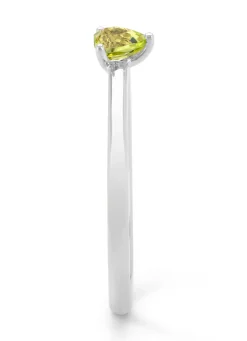 Diamond Point Witgouden Ringen|Ringen Met Kleurstenen<Witgouden ring, 0.26 ct peridoot, Joy