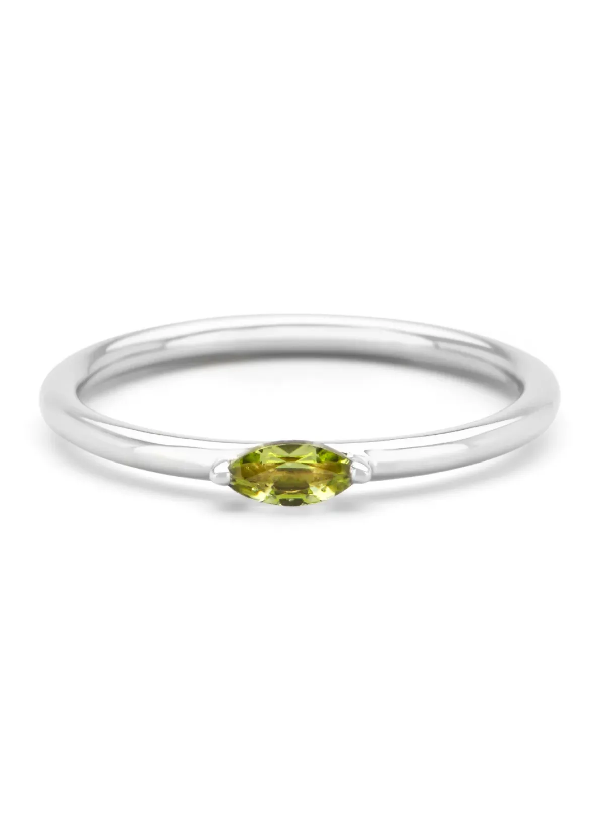 Diamond Point Witgouden Ringen|Ringen Met Kleurstenen<Witgouden ring, 0.17 ct peridoot, Joy