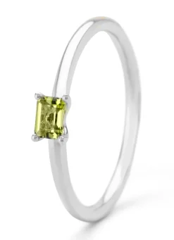 Diamond Point Witgouden Ringen|Ringen Met Kleurstenen<Witgouden ring, 0.21 ct peridoot, Joy