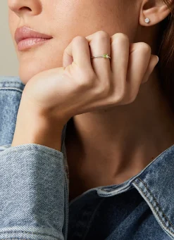 Diamond Point Witgouden Ringen|Ringen Met Kleurstenen<Witgouden ring, 0.21 ct peridoot, Joy