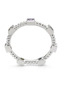 Diamond Point Witgouden Ringen|Ringen Met Kleurstenen<Witgouden ring, 0.04 ct rozenkwarts, Ensemble