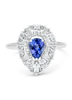Diamond Point Witgouden Ringen|Ringen Met Kleurstenen<Witgouden ring, 0.83 ct tanzaniet, Gallery