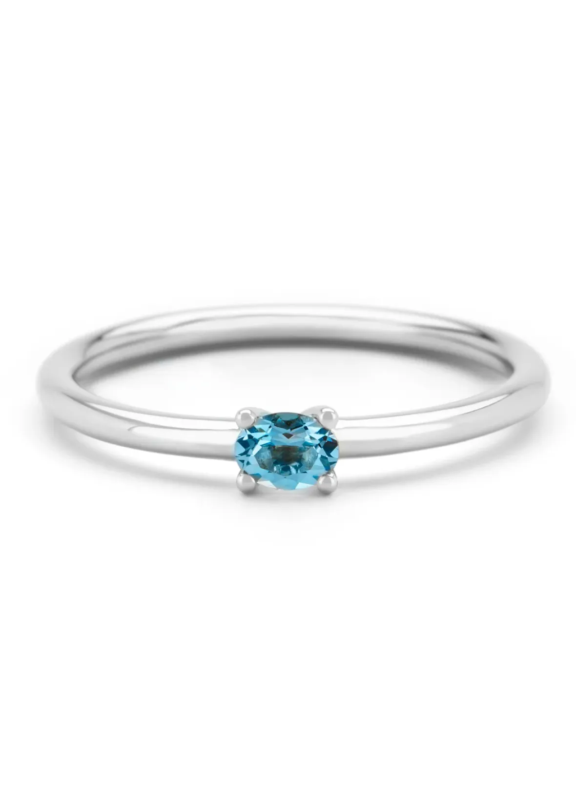 Diamond Point Witgouden Ringen|Ringen Met Kleurstenen<Witgouden ring, 0.20 ct topaas, Joy