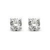 Diamond Point Solitair C|Solitair Classic<Witgouden solitair oorstekers, 0.06 ct diamant, Groeibriljant