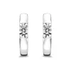 Diamond Point Solitair C|Groeibriljant Oorsieraden<Witgouden solitair oorstekers, 0.36 ct diamant, Groeibriljant